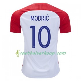 Kroatië Luka Modric 10 Thuisshirt WK voetbal 2018