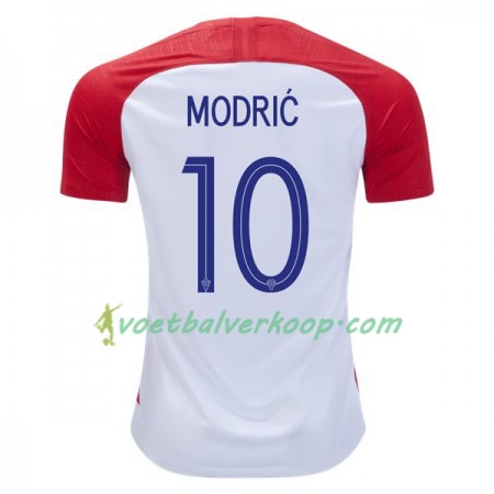 Kroatië Luka Modric 10 Thuisshirt WK voetbal 2018