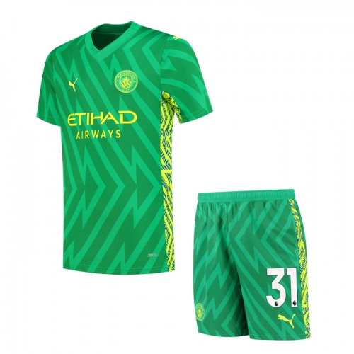 Manchester City Ederson Doelman Kind Thuistenue 2023-24