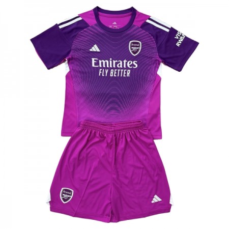 Arsenal Doelman Kind Tenue 2025-26 Purper