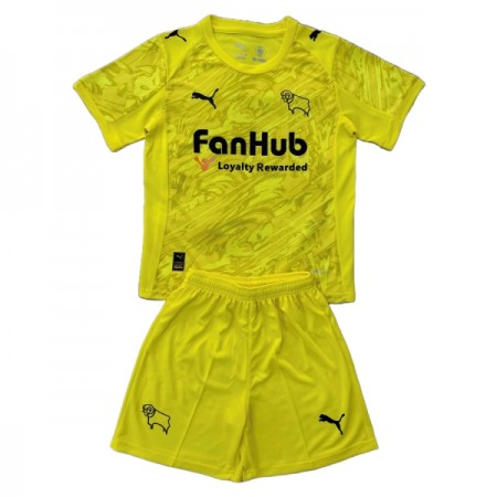 Derby County Doelman Kind Tenue 2025-26 gele Derby County Doelman Kind Tenue 2025-26 gele
