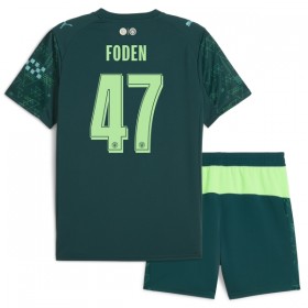 Manchester City Foden 47 Kind EA Sport Vierde Tenue 2025-26