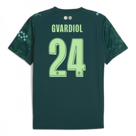 Manchester City Gvardiol 24 EA Sport Vierde Shirt 2025-26 Manchester City Gvardiol 24 EA Sport Vierde Shirt 2025-26