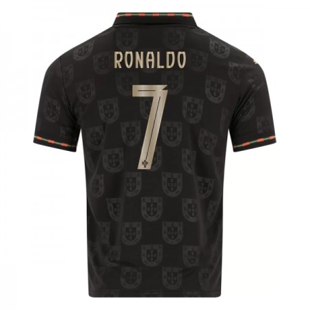 Portugal Black Panther Ronaldo 7 Shirt 2025-26 Speciaal Portugal Black Panther Ronaldo 7 Shirt 2025-26 Speciaal