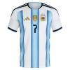 Argentinië De Paul 7 Thuisshirt WK Voetbal 2026