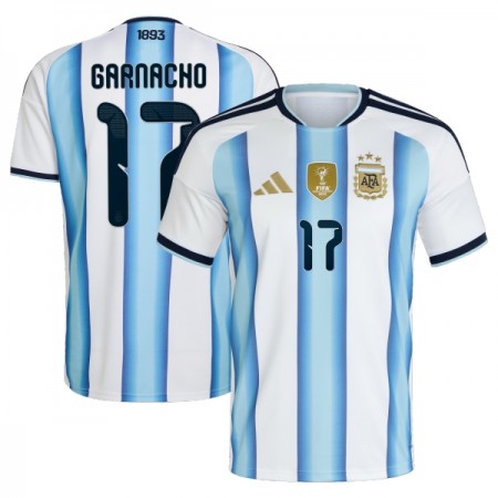 Argentinië Garnacho 17 Thuisshirt WK Voetbal 2026 Argentinië Garnacho 17 Thuisshirt WK Voetbal 2026