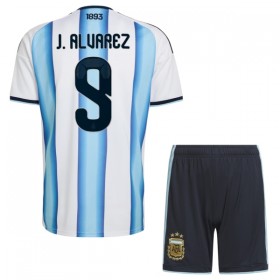 Argentinië J. Alvarez 9 Kind Thuistenue WK Voetbal 2026