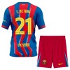 FC Barcelona Frenkie de Jong 21 Kind Vierde Tenue 2025-26