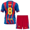 FC Barcelona Pedri 8 Kind Vierde Tenue 2025-26