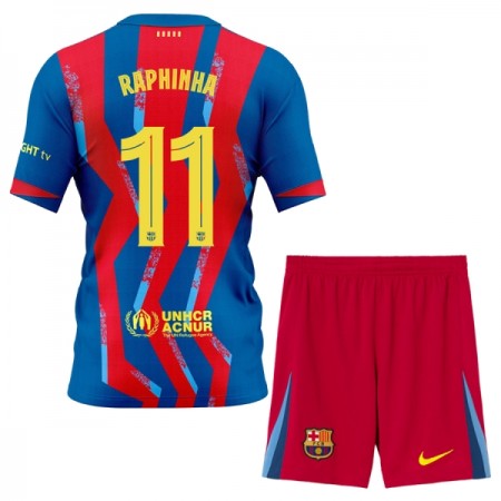 FC Barcelona Raphinha 11 Kind Vierde Tenue 2025-26