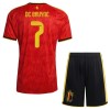 België De Bruyne 7 Kind Thuistenue WK Voetbal 2026 België De Bruyne 7 Kind Thuistenue WK Voetbal 2026
