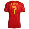 België De Bruyne 7 Thuisshirt WK Voetbal 2026