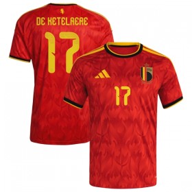 België De Ketelaere 17 Thuisshirt WK Voetbal 2026