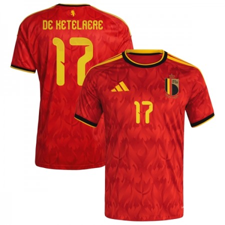 België De Ketelaere 17 Thuisshirt WK Voetbal 2026 België De Ketelaere 17 Thuisshirt WK Voetbal 2026