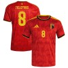 België Tielemans 8 Thuisshirt WK Voetbal 2026 België Tielemans 8 Thuisshirt WK Voetbal 2026