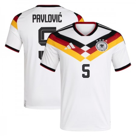 Duitsland Pavlovic 5 Thuisshirt WK Voetbal 2026 Duitsland Pavlovic 5 Thuisshirt WK Voetbal 2026