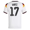 Duitsland Wirtz 17 Thuisshirt WK Voetbal 2026