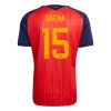 Spanje Baena 15 Thuisshirt WK Voetbal 2026