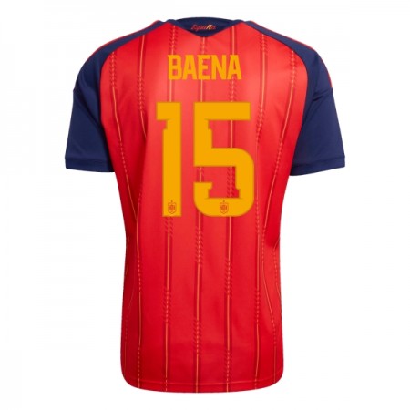 Spanje Baena 15 Thuisshirt WK Voetbal 2026