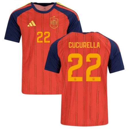 Spanje Cucurella 22 Thuisshirt WK Voetbal 2026
