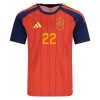 Spanje Cucurella 22 Thuisshirt WK Voetbal 2026