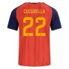 Spanje Cucurella 22 Thuisshirt WK Voetbal 2026