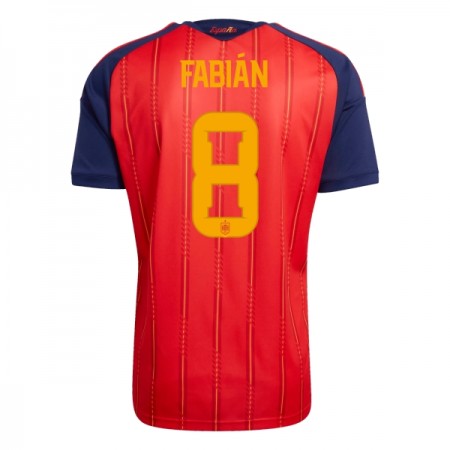 Spanje Fabian 8 Thuisshirt WK Voetbal 2026