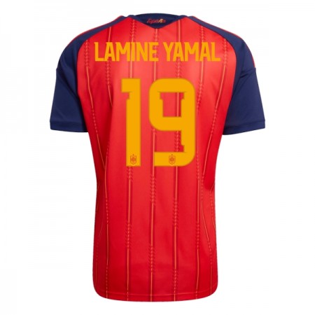 Spanje Lamine Yamal 19 Thuisshirt WK Voetbal 2026 Spanje Lamine Yamal 19 Thuisshirt WK Voetbal 2026