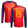 Spanje Lamine Yamal 19 Thuisshirt WK Voetbal 2026 Lange Mouw Spanje Lamine Yamal 19 Thuisshirt WK Voetbal 2026 Lange Mouw