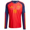 Spanje Lamine Yamal 19 Thuisshirt WK Voetbal 2026 Lange Mouw