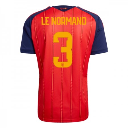 Spanje Le Normand 3 Thuisshirt WK Voetbal 2026 Spanje Le Normand 3 Thuisshirt WK Voetbal 2026