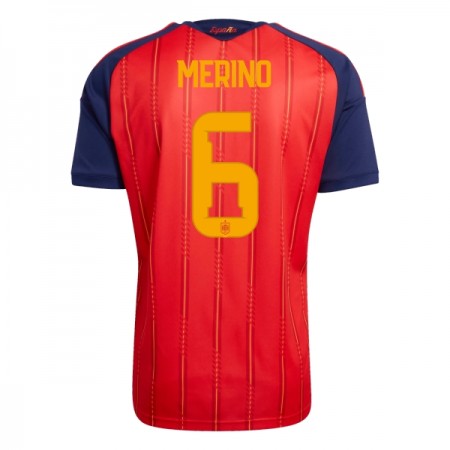 Spanje Merino 6 Thuisshirt WK Voetbal 2026