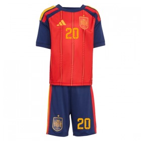 Spanje Pedri 20 Kind Thuistenue WK Voetbal 2026
