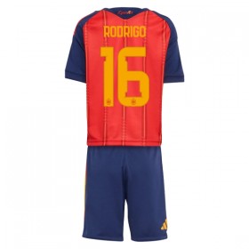 Spanje Rodrigo 16 Kind Thuistenue WK Voetbal 2026