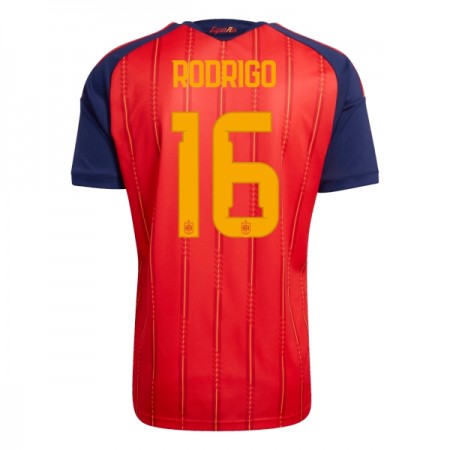 Spanje Rodrigo 16 Thuisshirt WK Voetbal 2026 Spanje Rodrigo 16 Thuisshirt WK Voetbal 2026
