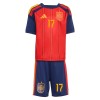 Spanje Williams JR 17 Kind Thuistenue WK Voetbal 2026