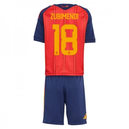 Spanje ZUBIMENDI 18 Kind Thuistenue WK Voetbal 2026