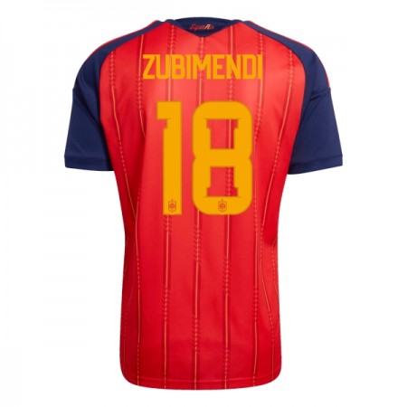 Spanje ZUBIMENDI 18 Thuisshirt WK Voetbal 2026