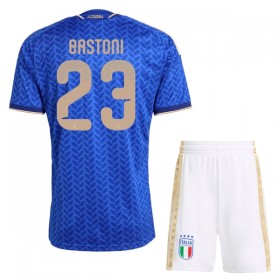Italië Bastoni 23 Kind Thuistenue WK Voetbal 2026