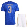 Italië Dimarco 3 Kind Thuistenue WK Voetbal 2026 Italië Dimarco 3 Kind Thuistenue WK Voetbal 2026