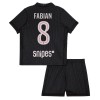 Paris Saint Germain Fabian 8 Jordan Kind Vierde Tenue 2025-26 Paris Saint Germain Fabian 8 Jordan Kind Vierde Tenue 2025-26