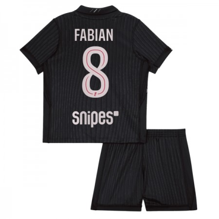 Paris Saint Germain Fabian 8 Jordan Kind Vierde Tenue 2025-26 Paris Saint Germain Fabian 8 Jordan Kind Vierde Tenue 2025-26