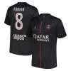 Paris Saint Germain Fabian 8 Jordan Vierde Shirt 2025-26 Paris Saint Germain Fabian 8 Jordan Vierde Shirt 2025-26