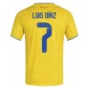 Colombia Luis Diaz 7 Thuisshirt WK Voetbal 2026 Colombia Luis Diaz 7 Thuisshirt WK Voetbal 2026