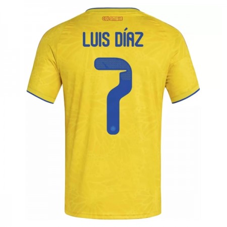 Colombia Luis Diaz 7 Thuisshirt WK Voetbal 2026 Colombia Luis Diaz 7 Thuisshirt WK Voetbal 2026