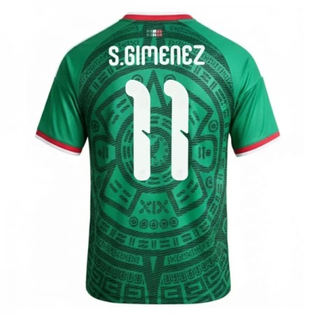 Mexico S.Gimenez 11 Thuisshirt WK Voetbal 2026 Mexico S.Gimenez 11 Thuisshirt WK Voetbal 2026