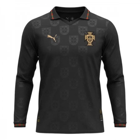 Portugal Black Panther Shirt 2025-26 Speciaal Lange Mouw Portugal Black Panther Shirt 2025-26 Speciaal Lange Mouw