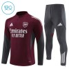 Arsenal Kind Trainings Sweatshirt Pak 2025-26 Kwart-Zip Rode