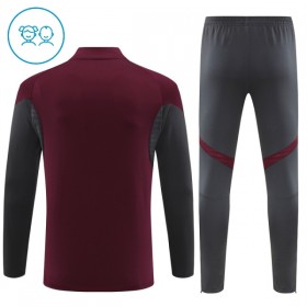 Arsenal Kind Trainings Sweatshirt Pak 2025-26 Kwart-Zip Rode