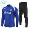 Chelsea Kind Trainings Sweatshirt Pak 2025-26 Kwart-Zip Blauwe Chelsea Kind Trainings Sweatshirt Pak 2025-26 Kwart-Zip Blauwe